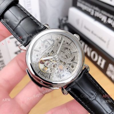 2019 Copy Vacheron Constantin Skeleton SS 40mm Watch